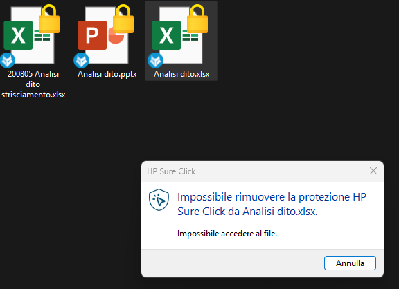 Solved: I have some files locked by sure click that I can't open, I ...