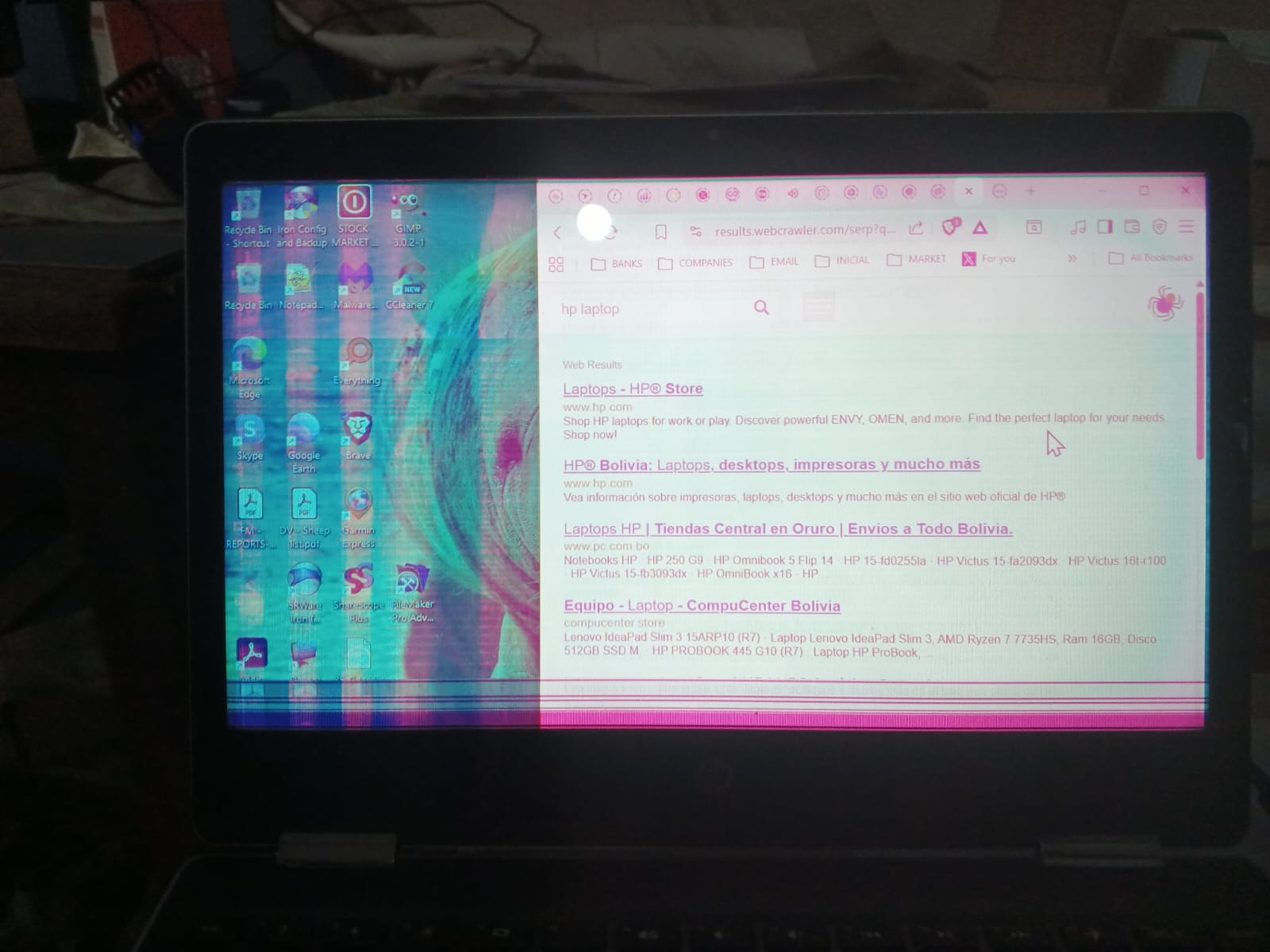 HP Pavilio laptop. My screen is blurres with double icon ima... - HP ...