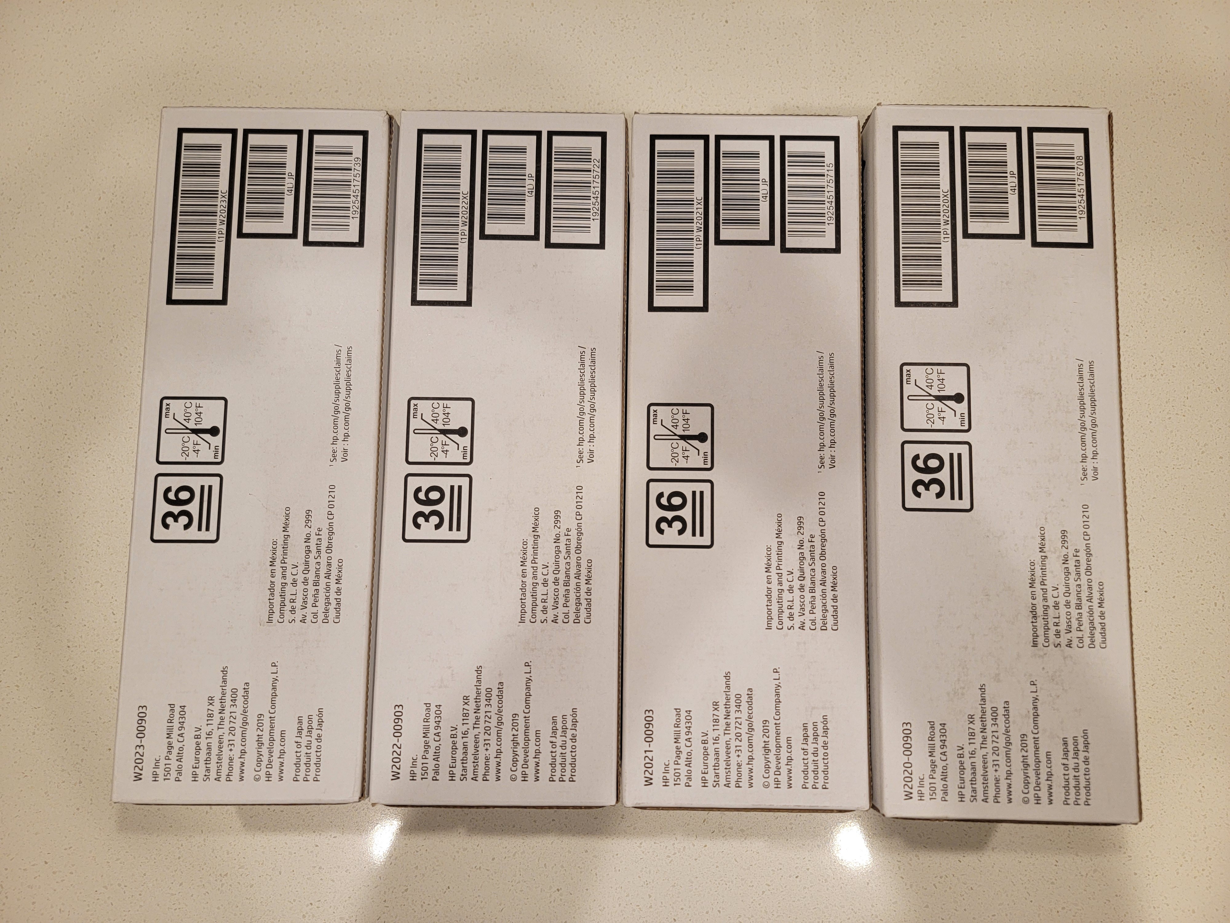 414X Toner Authenticity QR Codes Missing - HP Support Community - 9591721