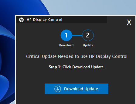 Solved: HP Display Control Update 4.9.25.0 - HP Support Community - 9593679