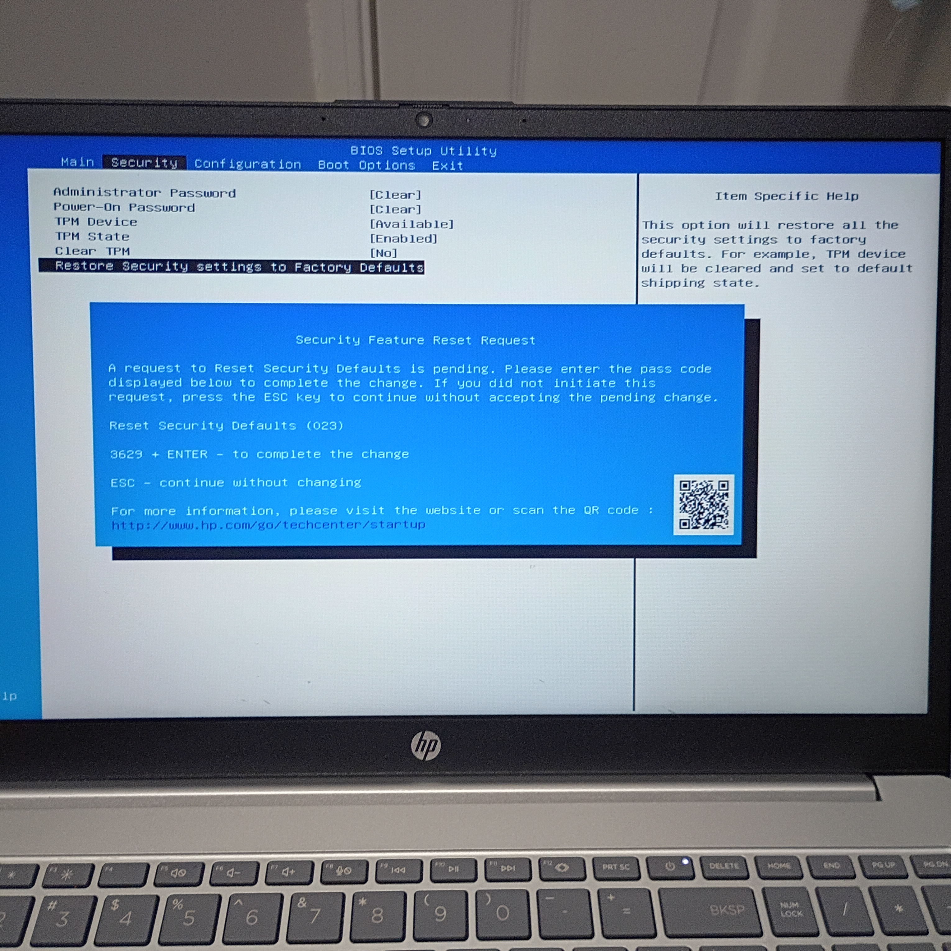 Solved: Security features rest request - HP Support Community - 9598279
