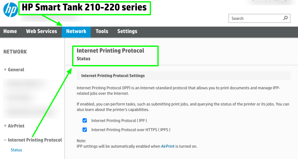 Looking for ipp printer - HP Support Community - 9599274