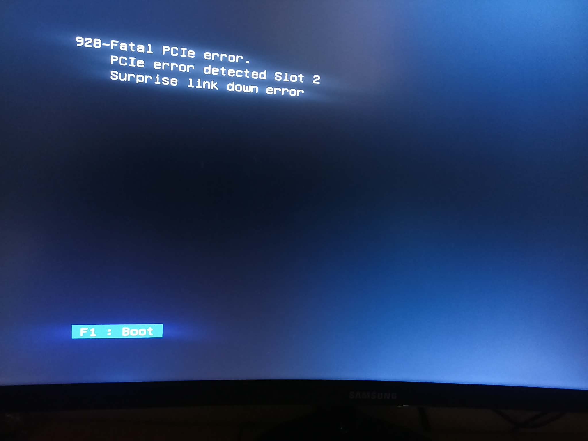 my work station stop working and showing amessage - HP Support ...