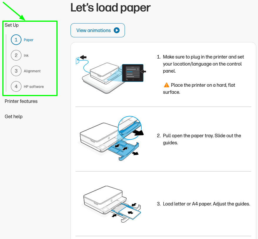 Trying to set up a new HP printer. When I click on Start Se... - HP ...
