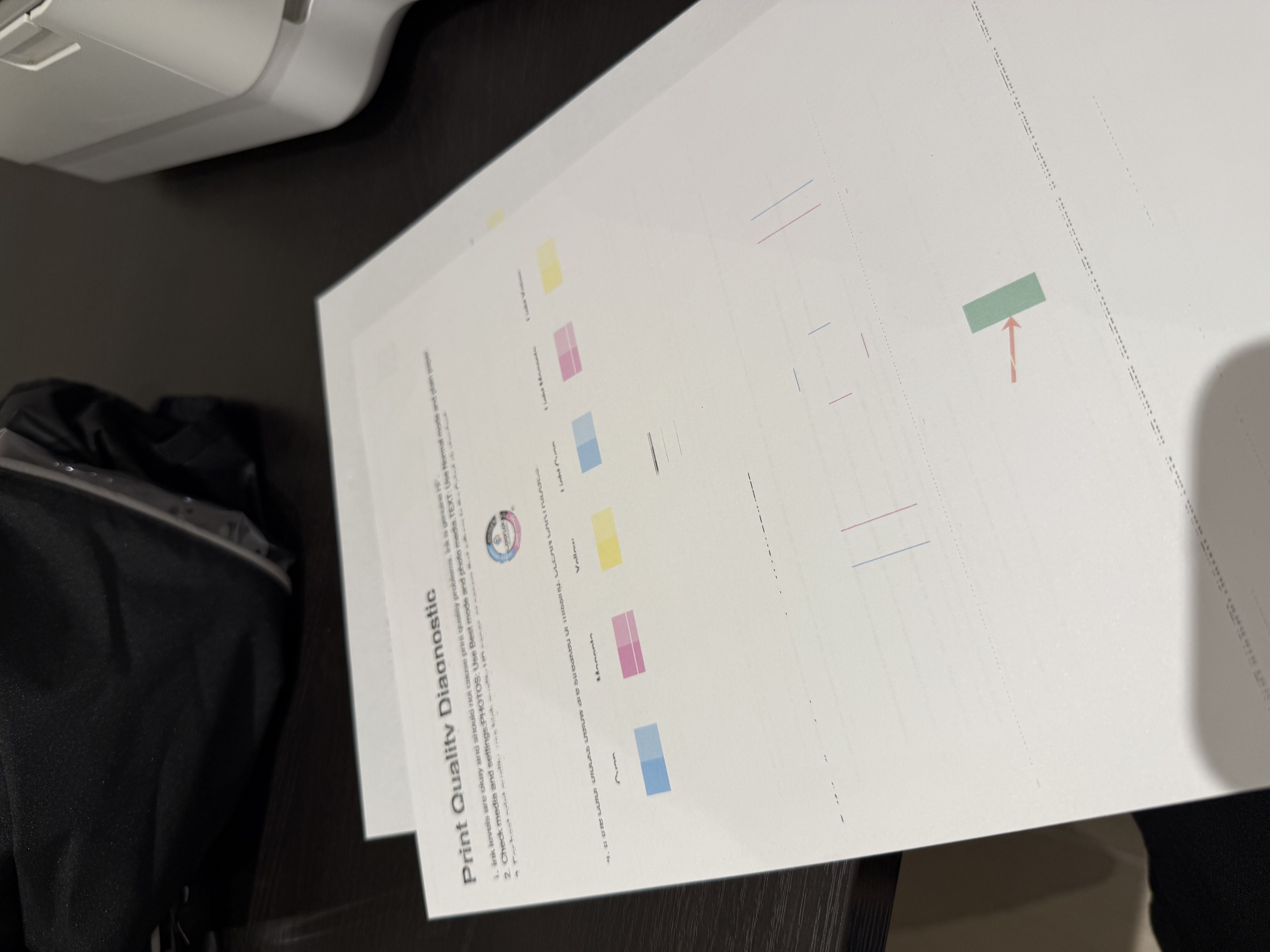 printer is doing unwanted lines although supply is full - HP Support ...