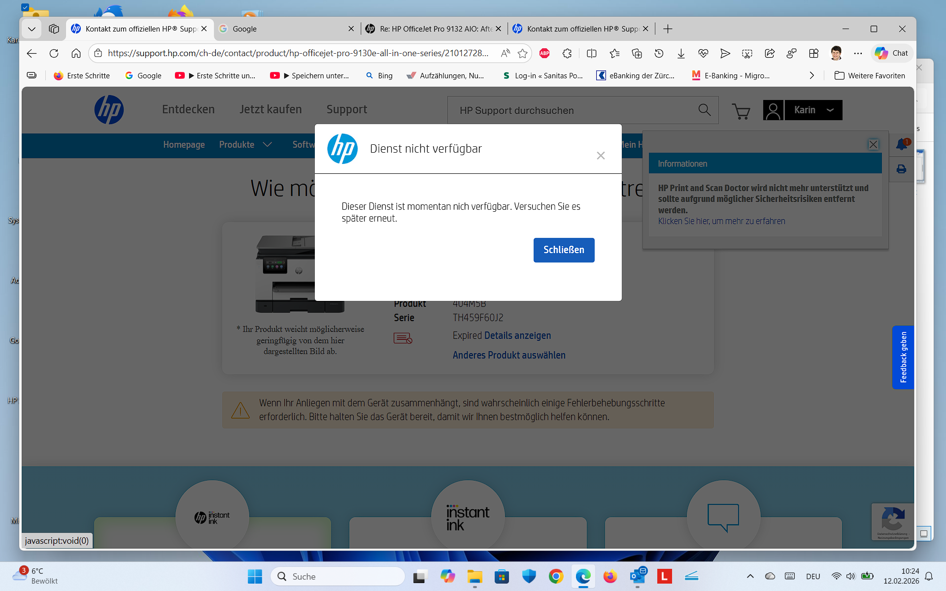 HP OfficeJet Pro 9132 AIO: After a Firmwareupdate yesterday ... - HP ...
