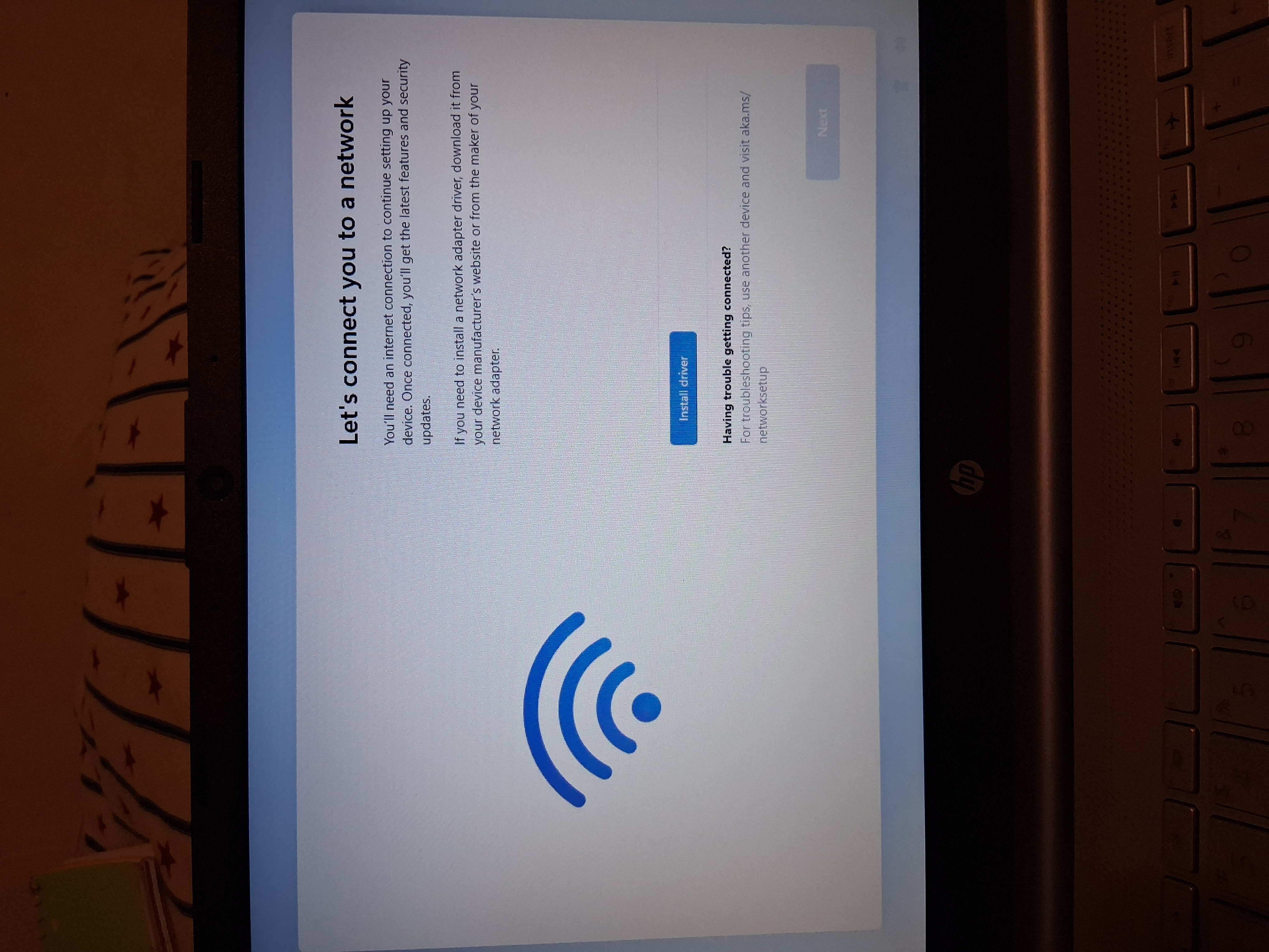 Won't connect - HP Support Community - 9609521