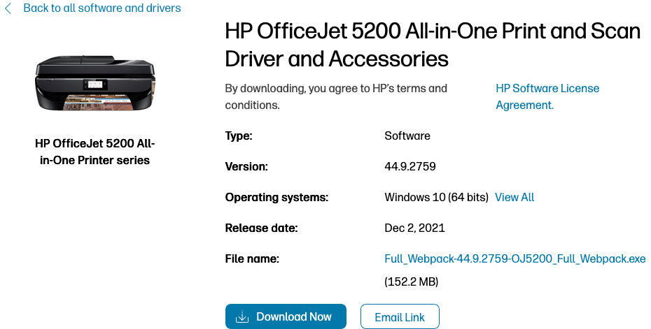 HP Office Jet 5200 all in one series - HP Support Community - 9610082