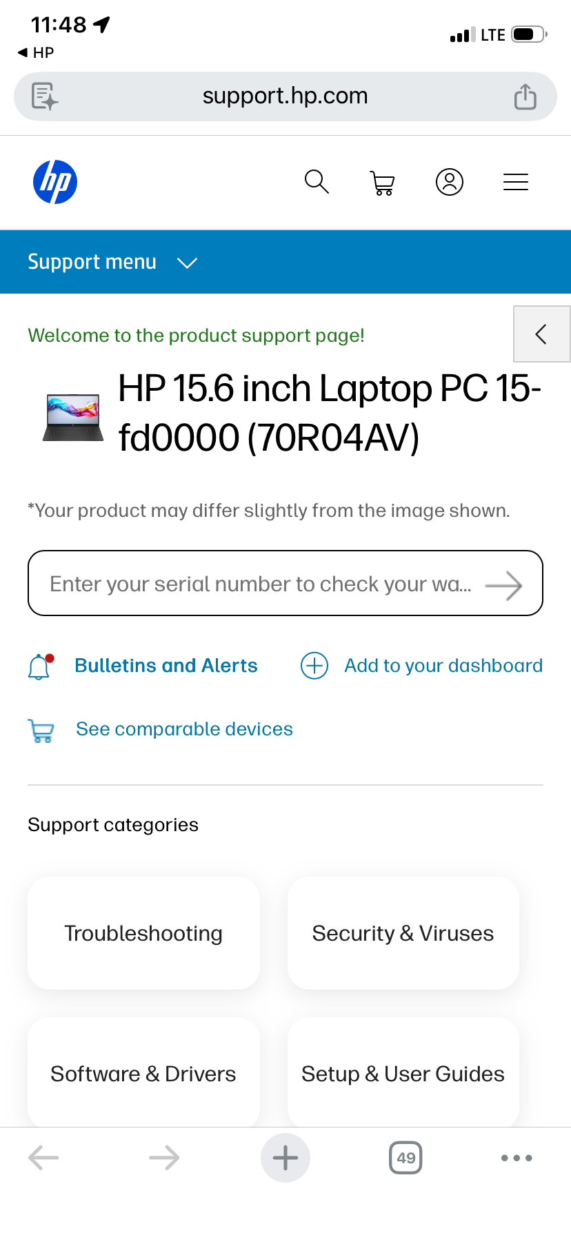Solved: Laptop Serial number generates incorrect model - HP Support ...