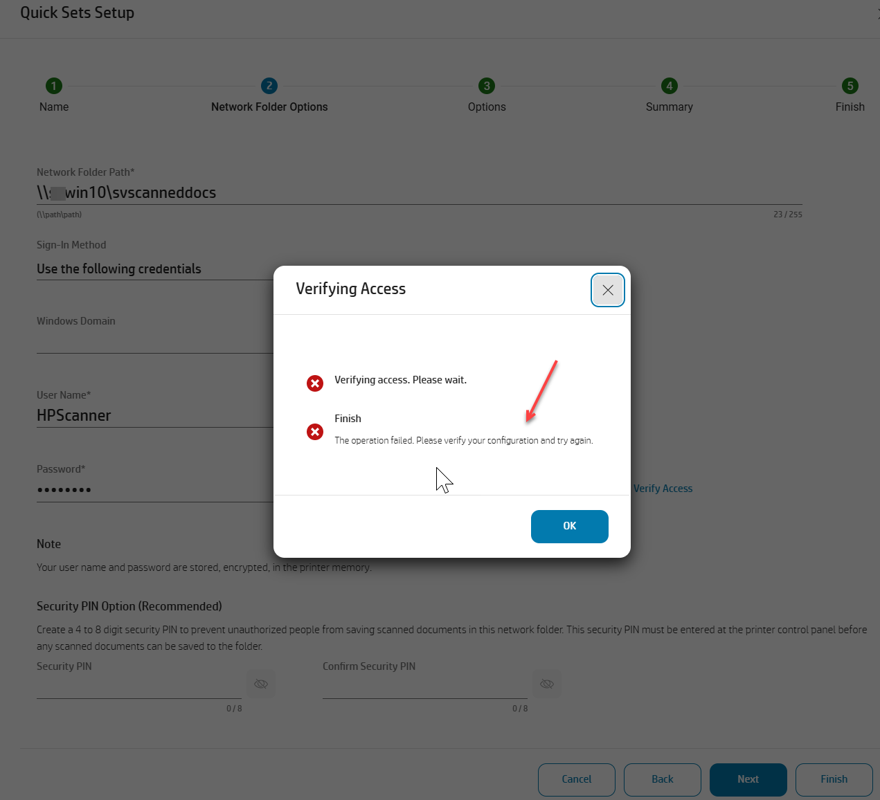 Solved: HP OfficeJet Pro 9120e Issue with Scan to network folder Qui ...
