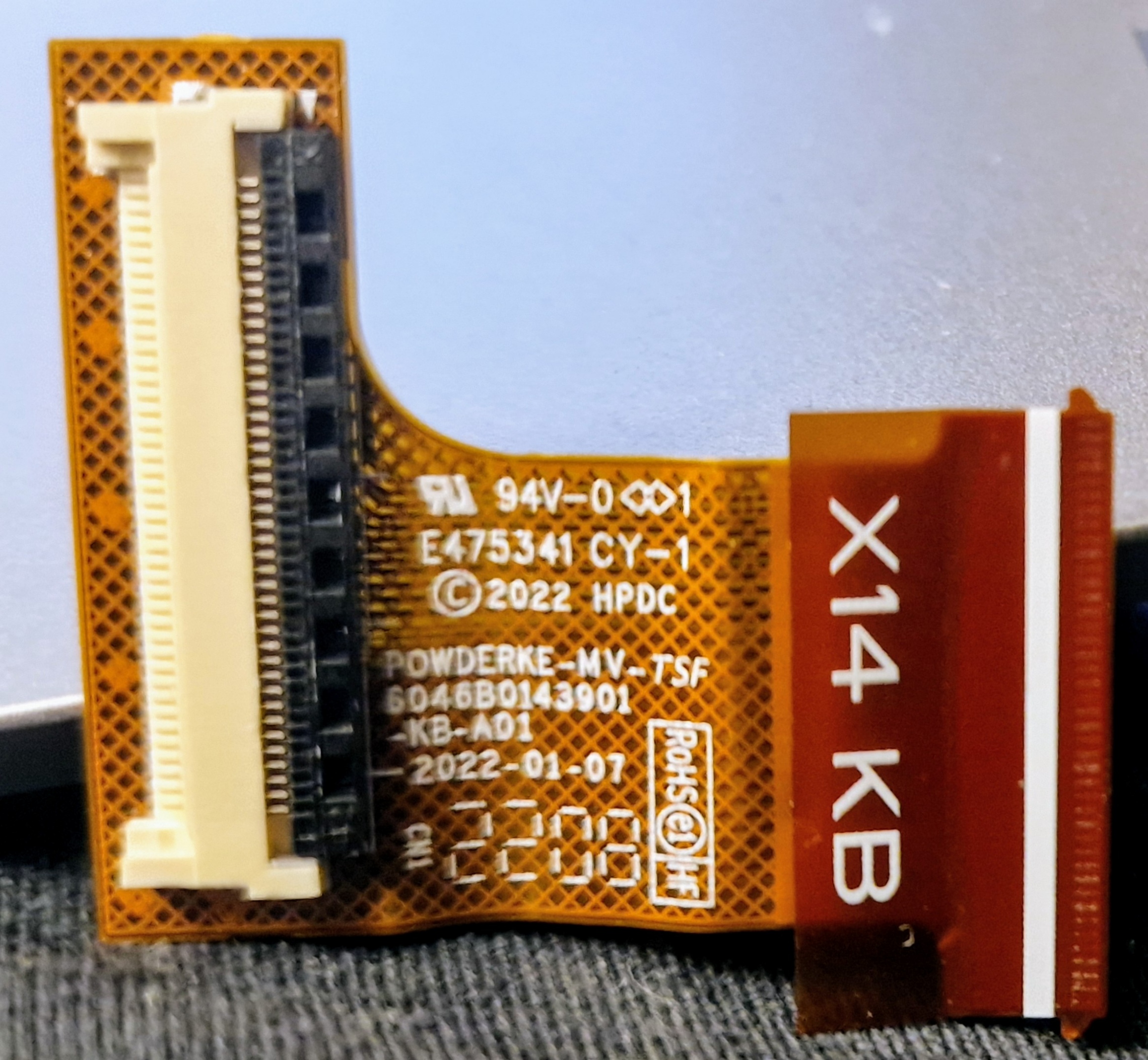 Looking for spare part small ribbon cable between keyboard a... - HP ...