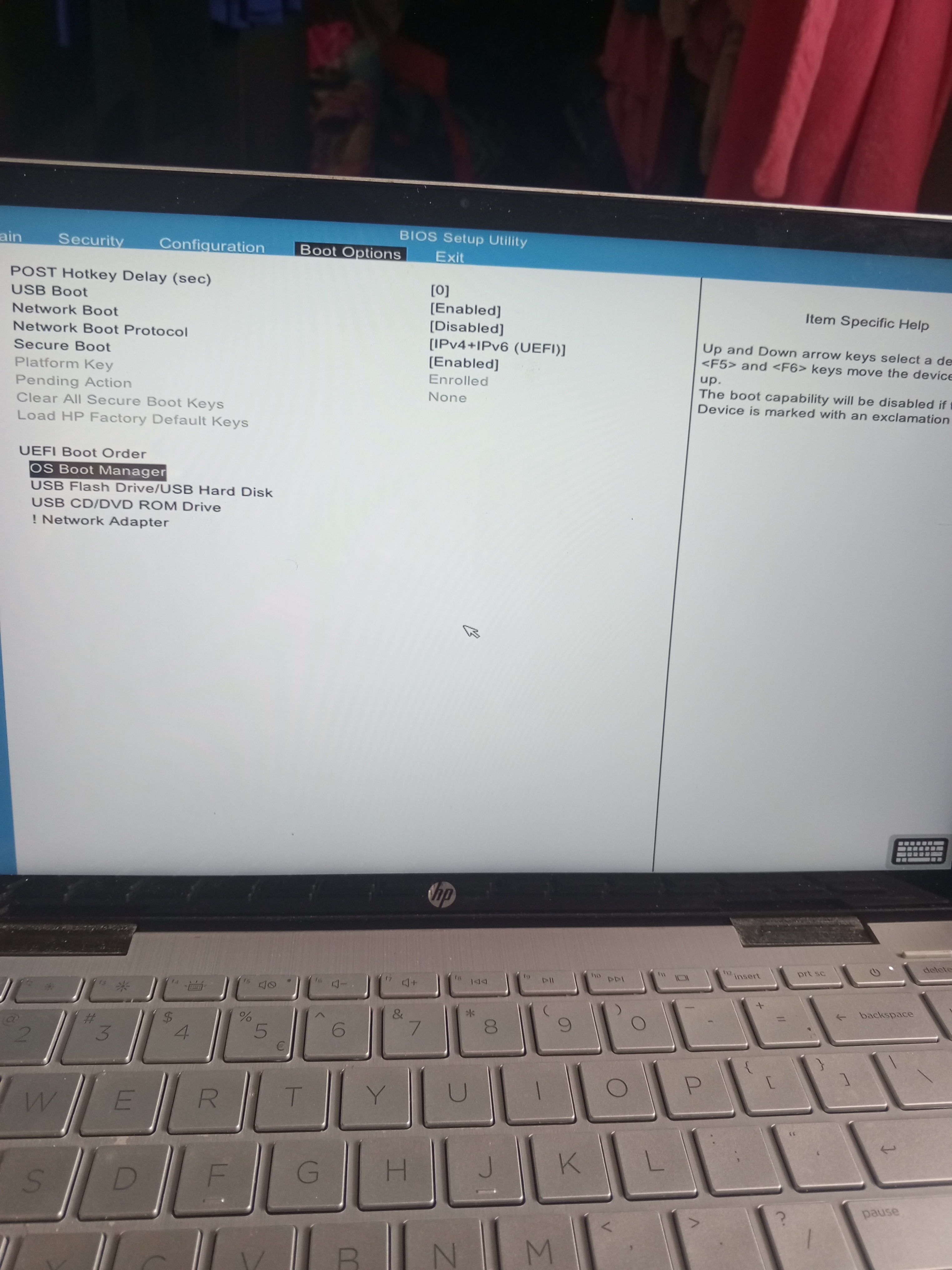 OS BIOS boot issues - HP Support Community - 9633728