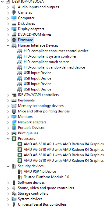 HP AMD A6-6310 With Radeon R4 Graphics Has TP2 But Wont Upgr... - HP ...