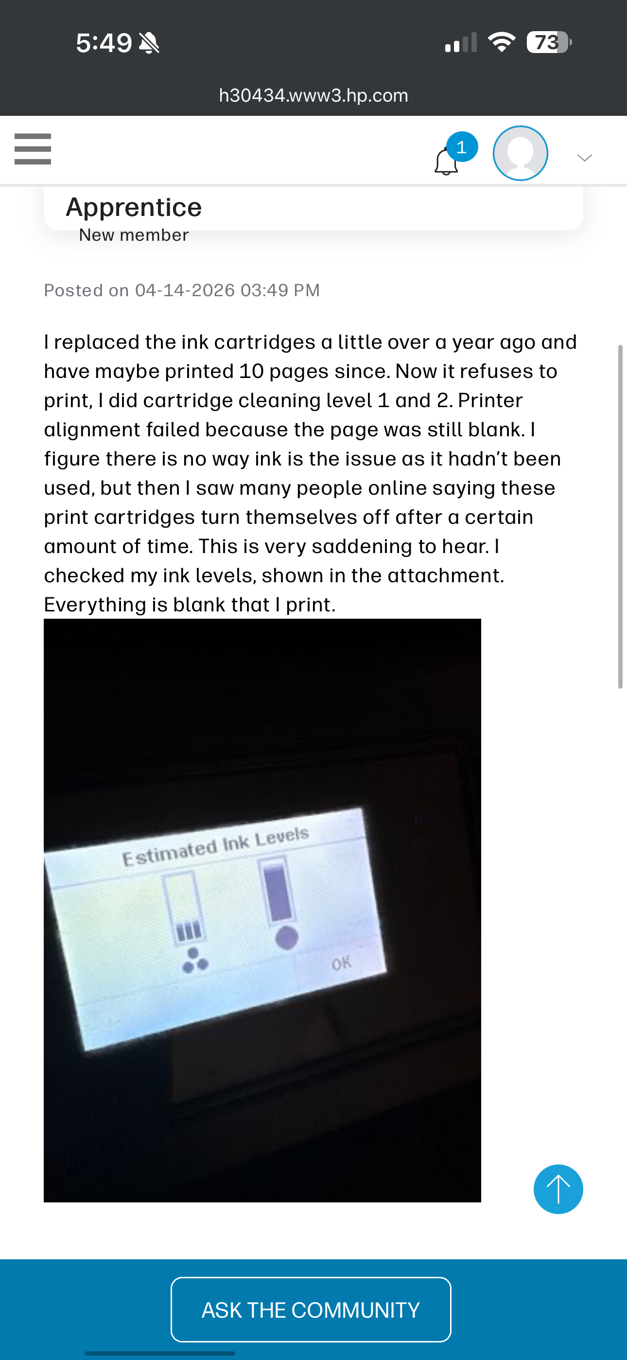 Solved: HP Envy 4520 Refuses to Print - HP Support Community - 9638737