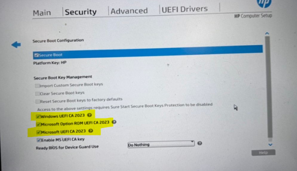 BitLocker recovery prompt on every reboot after Bios update ... - HP ...