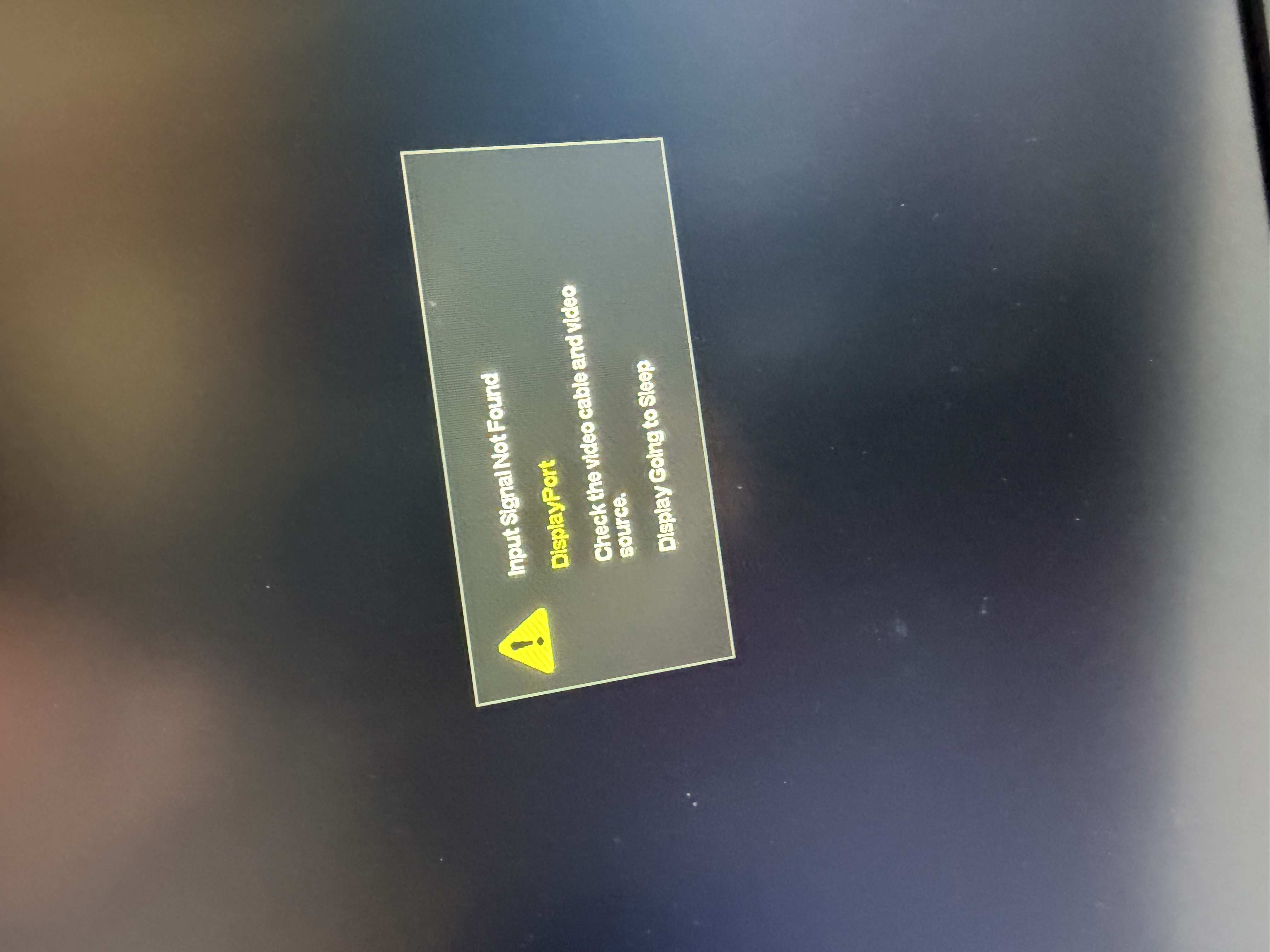 Input signal not found - HP Support Community - 9648920