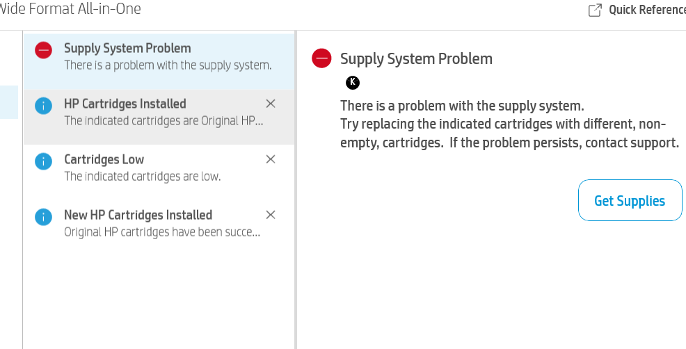 Supply System Problem - HP Support Community - 9651758