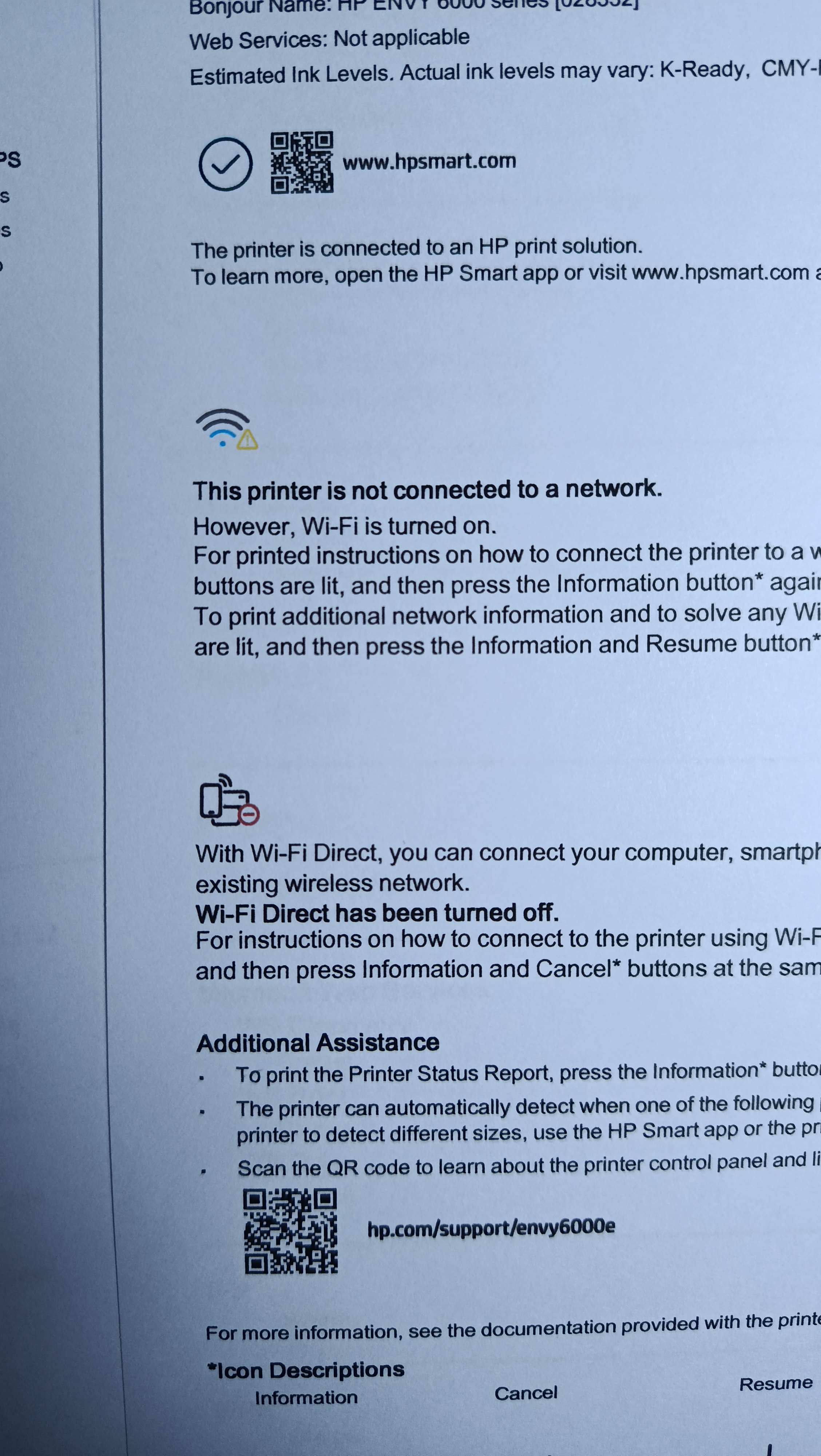 Pirnter cant connect to wifi - HP Support Community - 9657214