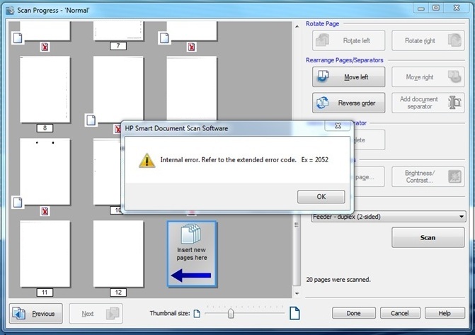 HP Smart Document Scan error codes HP Community 2320509