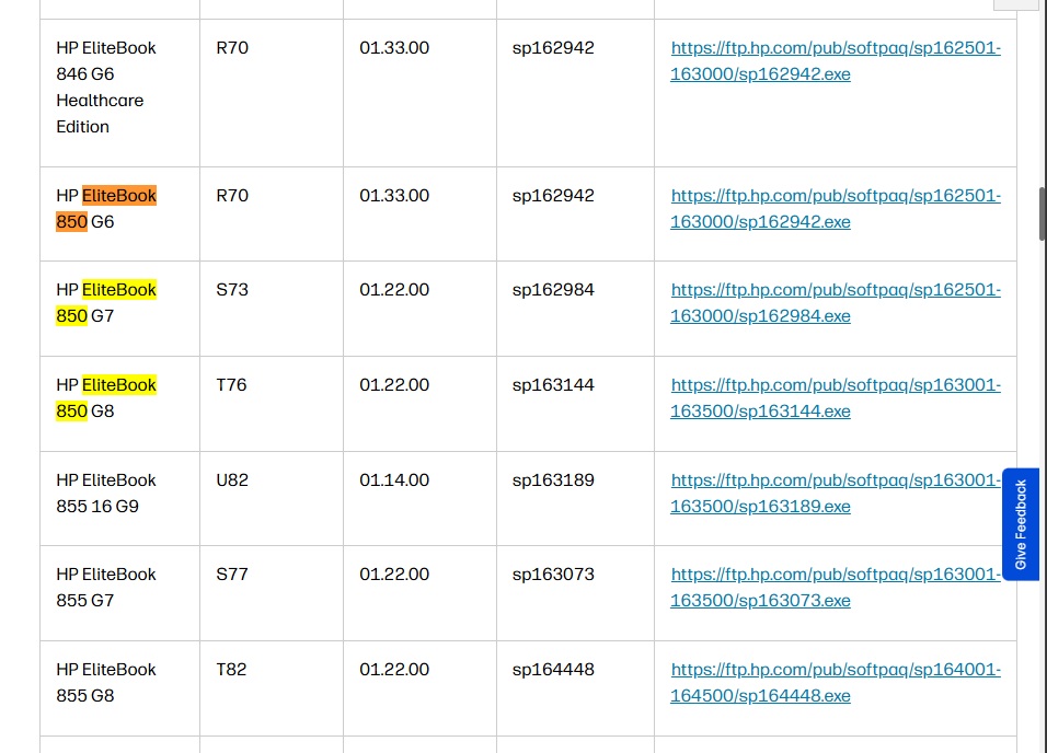 HP Models supported for new Bios secureboot key - HP Support Community ...