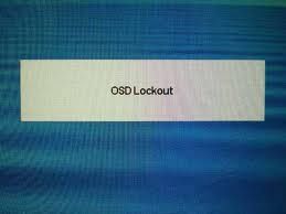 OSD Lockout - HP Support Community - 2578623