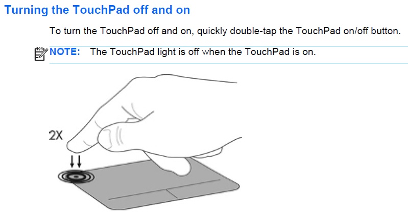 Solved: what is the orange light on my touchpad?? Pointer not ...