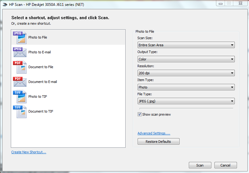 HP DESKJET 3055A WONT SCAN TO PDF HP Support Community 2704667