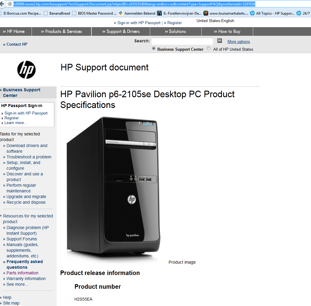 Solved P6 2105sem Drivers Needed Hp Support Community 2728679