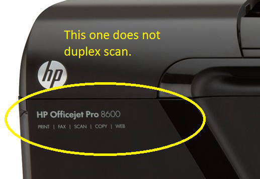 Solved: hp officejet 8600 duplex scan - HP Support Community - 2846203