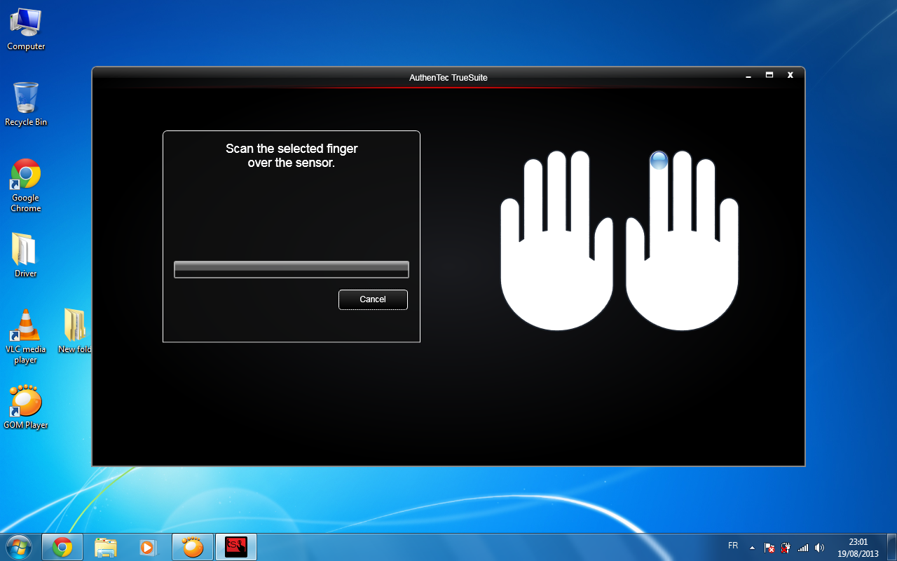 authentec fingerprint driver, authentec fingerprint sensor – RZDNZ