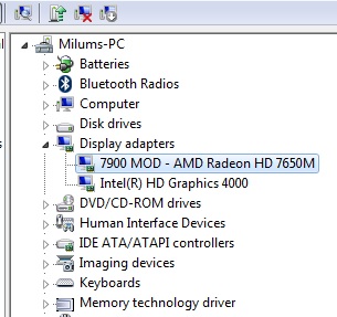 Amd radeon 7650a online driver