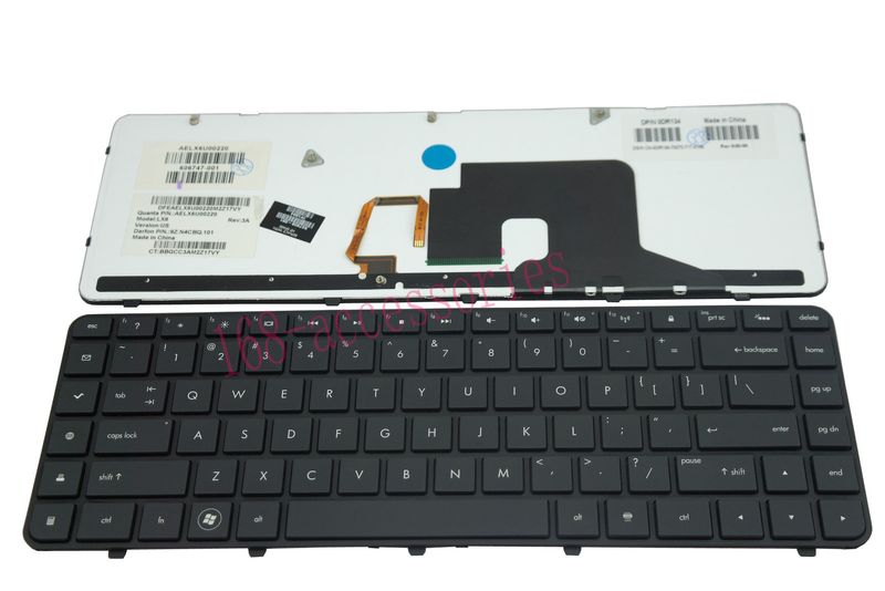 US Keyboard backlit For HP Pavilion DV6t-3000 DV6t-3100 DV6t-3200 DV6t-4000