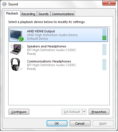 HP Pavilion G6 notebook- No sound through HDMI as default au... - HP  Support Community - 2878925