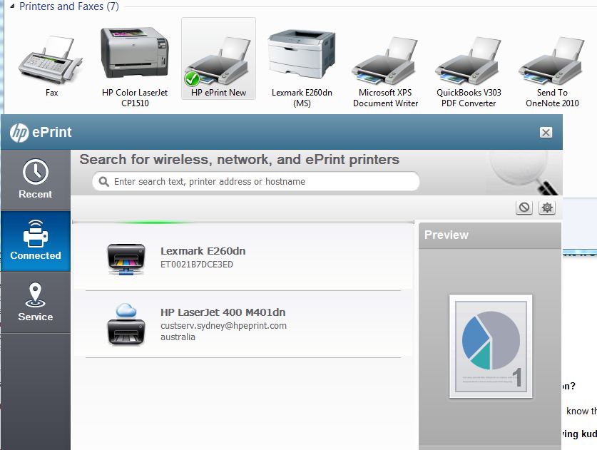 HP ePrint from Desktop PC HP Support Community 2914331