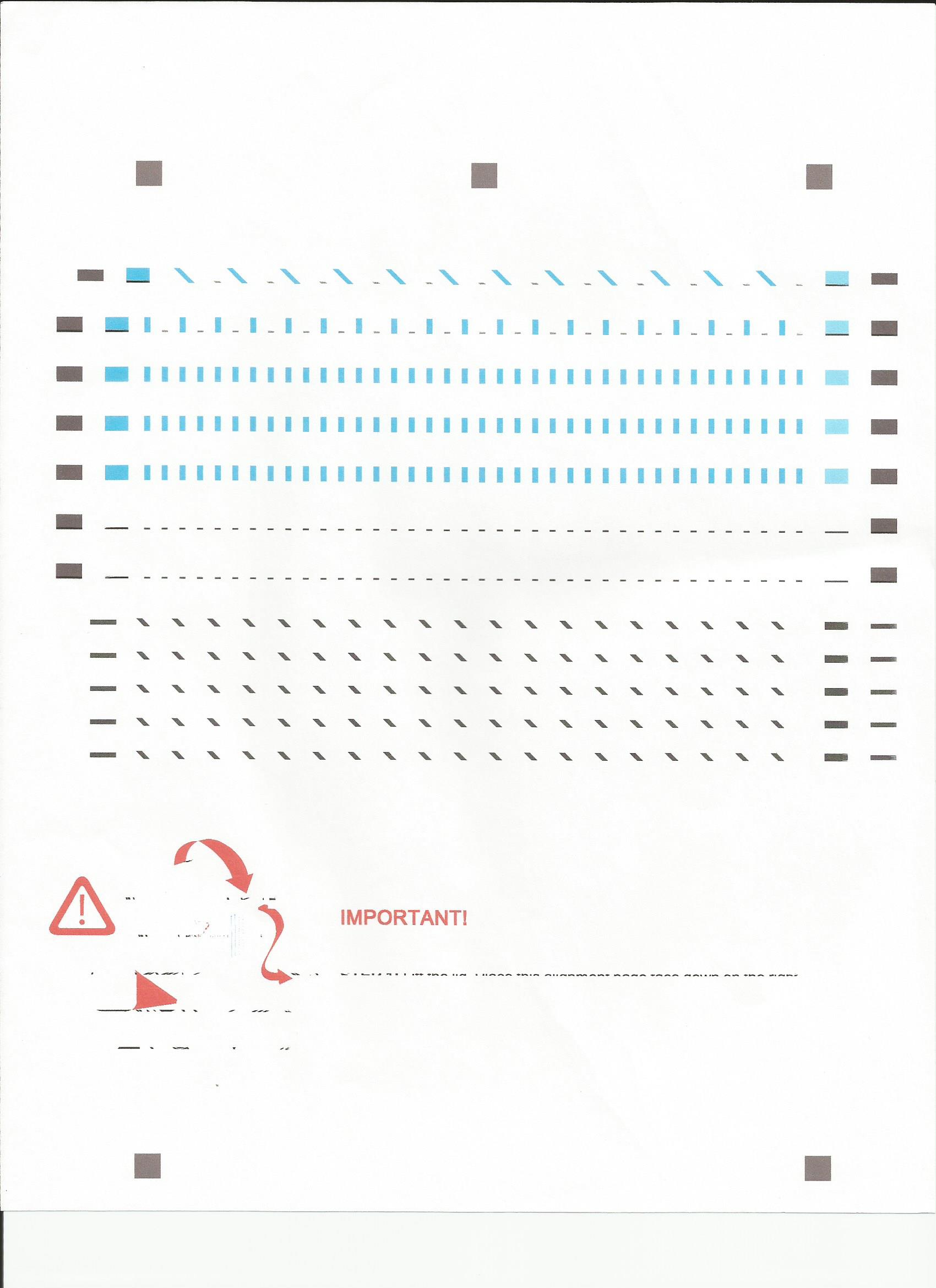HP DeskJet 3510 Printer Alignment Page Doesn't print correct... - HP  Support Community - 2981651