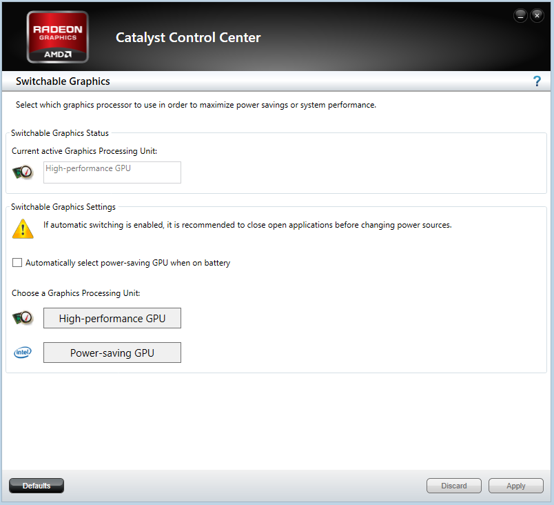 Radeon graphics driver Radeon graphics driver