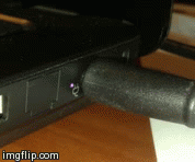 Hp laptop charging sale light blinking white