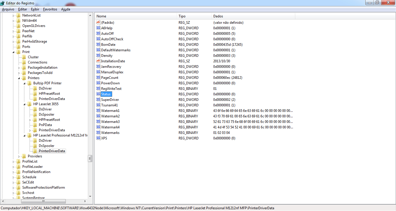 Solved HP Printer Status and Alerts HP Support Community 2693639