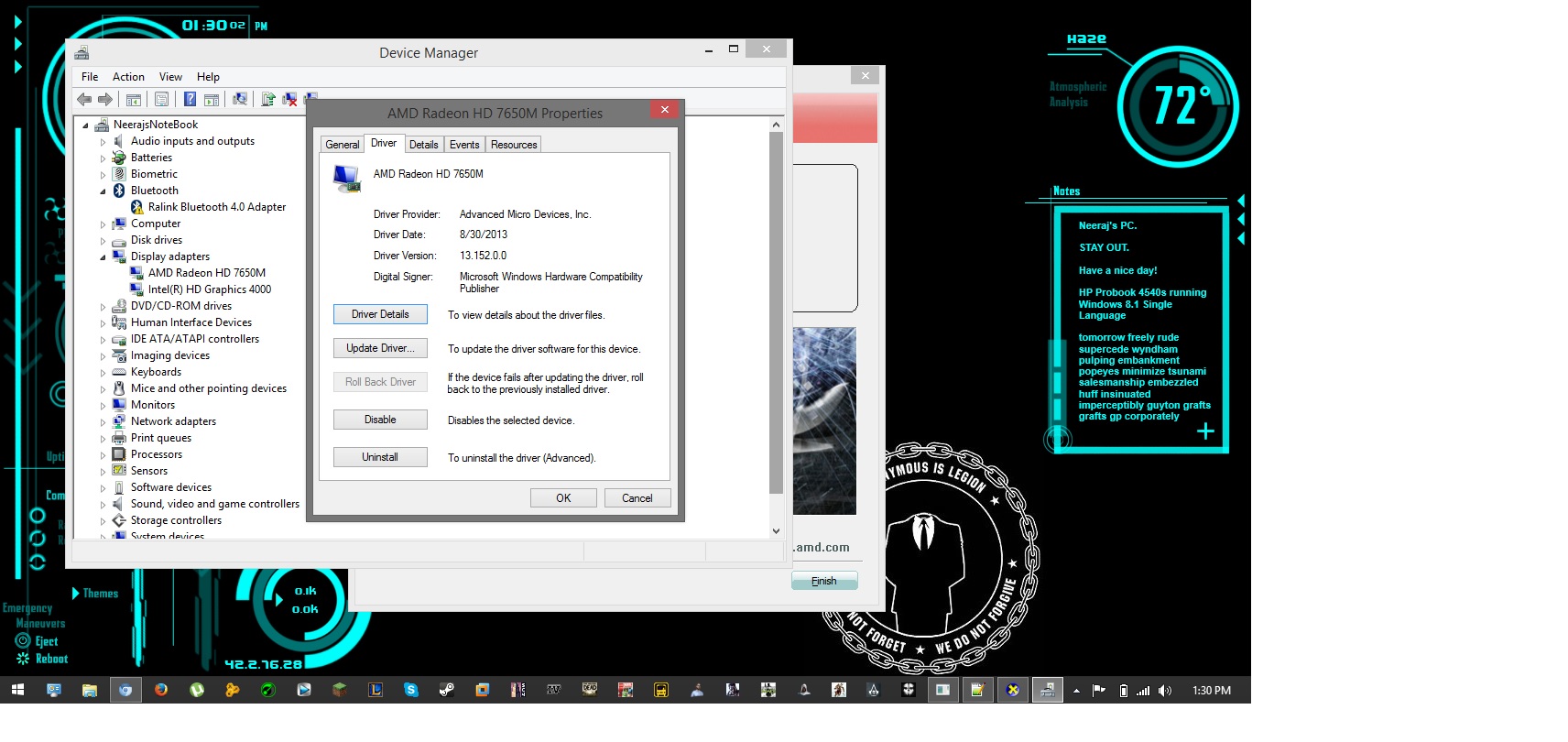 HP ProBook 4540s AMD Display Drivers Install ERROR - HP Support Community -  3421157
