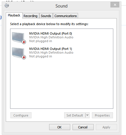 Nvidia High Definition Audio Not Plugged In Hp Support Community