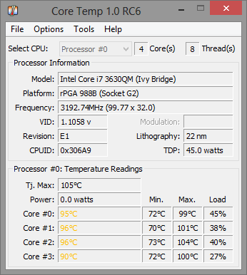 Solved: What is the maximum safe CPU/GPU temperature for a 7212nr? - HP  Support Community - 2563929