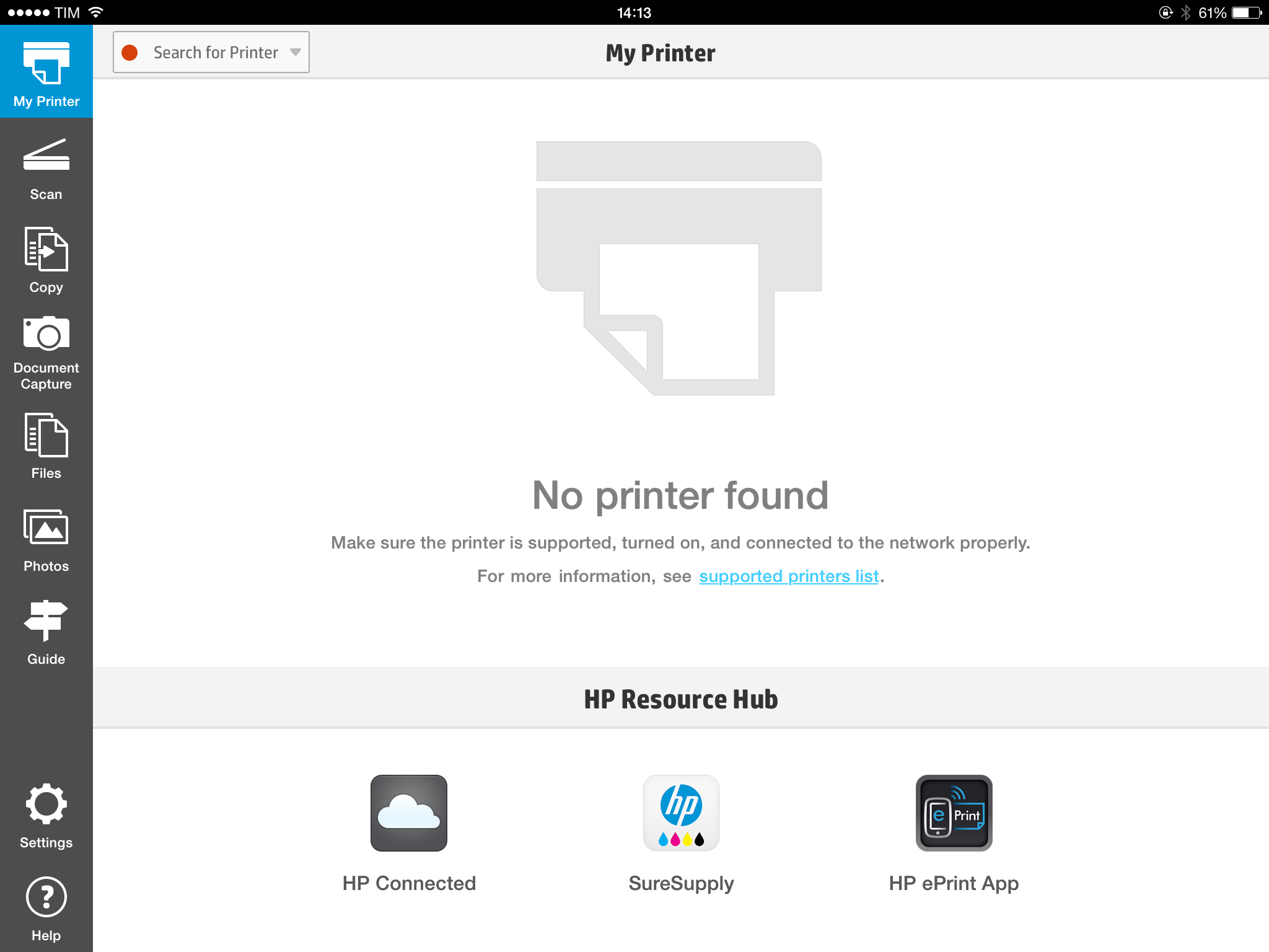 Solved AiO iPad app + HP LaserJet Pro 200 color MFP M276nw HP