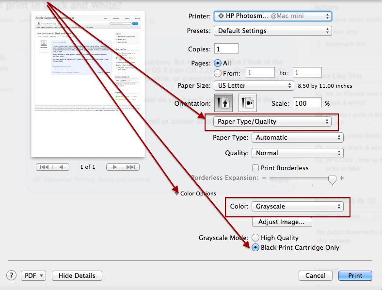hp print without black ink