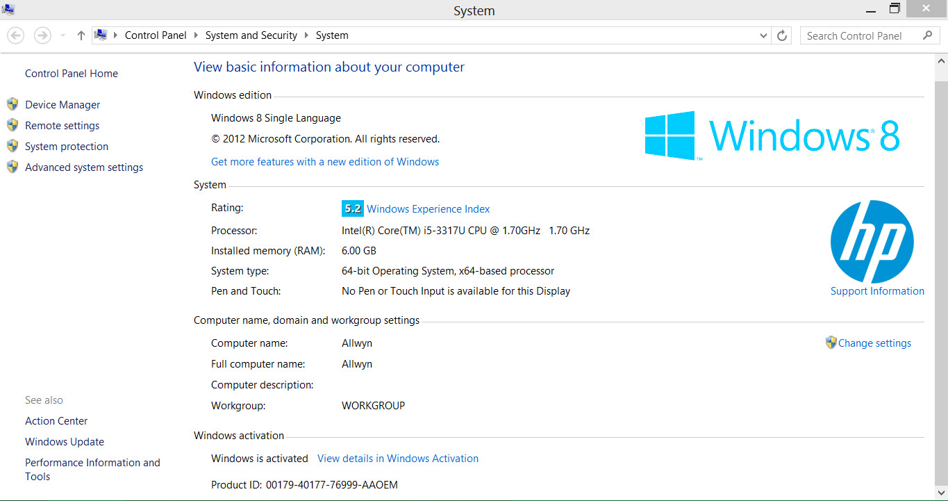 Solved Primary (internal battery) 601 error on HP Pavillion Sleekbo... HP Support Community