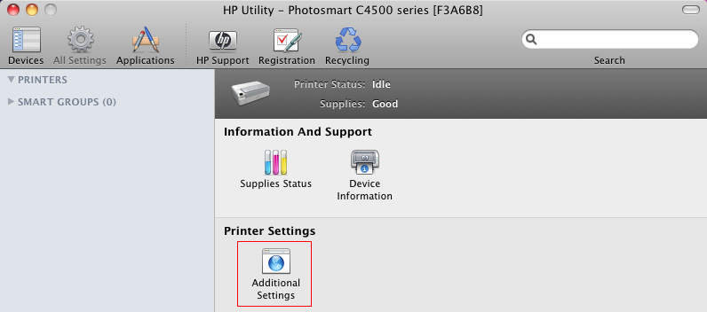 hp photosmart c4580 wireless setup mac