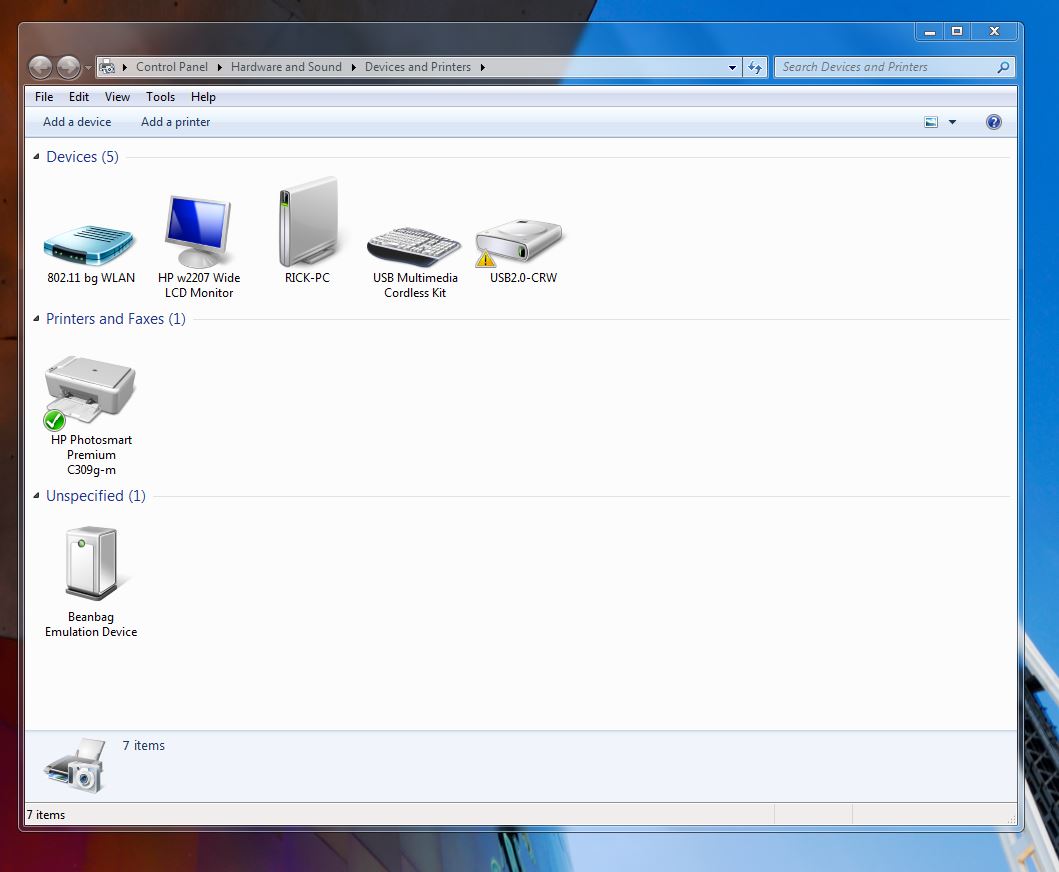 HP Printer icon not showing up in devices and printers windo... HP