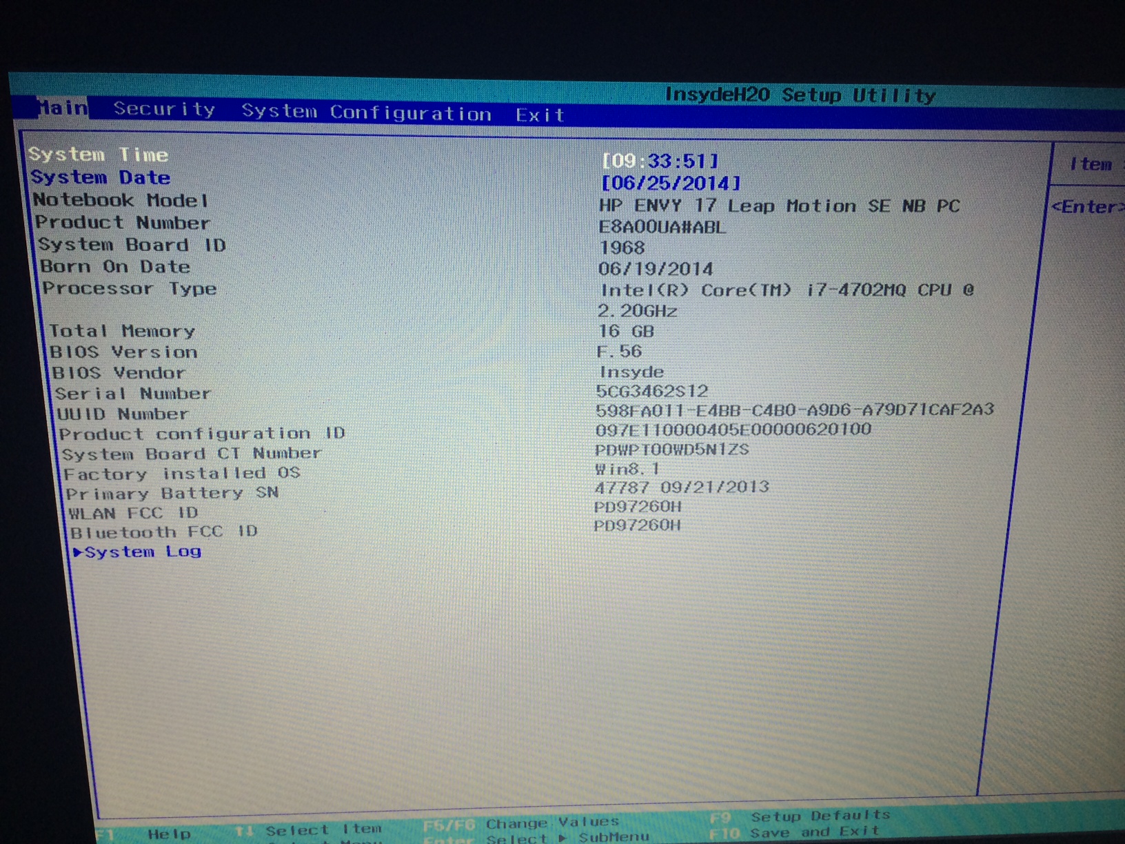 Vid 138a. BIOS HP Boot SSD. BIOS HP Envy 360. Биос Insyde f14. Insyde h2o BIOS установка Windows.