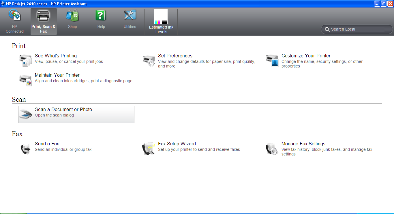 How to Scan From the Printer Control Panel Hp deskjet 2645 HP