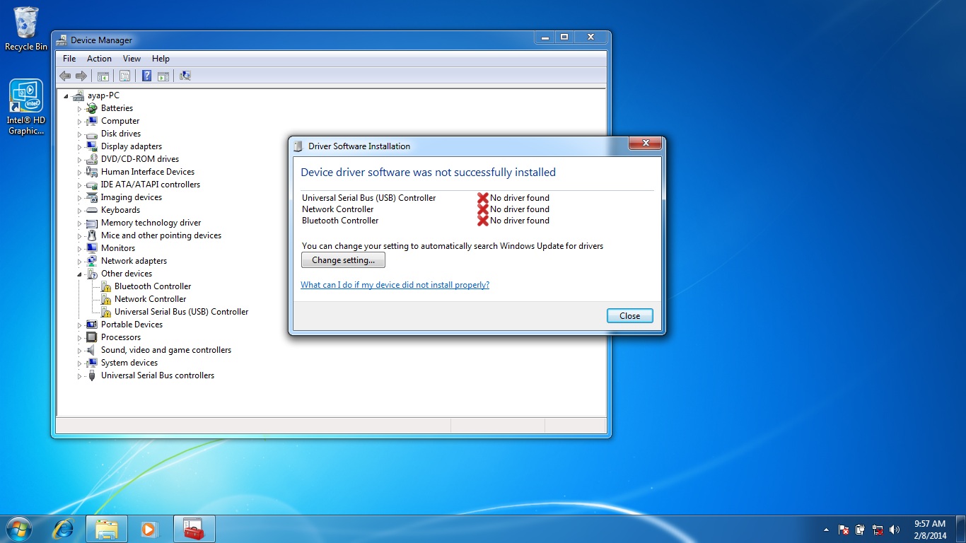 Solved HP 15r012tx USB, Network, and Bluetooth Controller driver HP