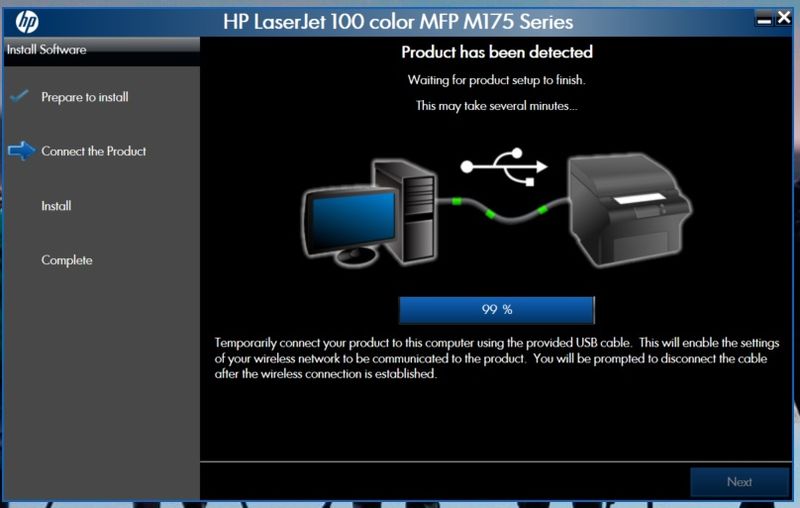 HP LaserJet 100 color MFP M175nw install error on Windows 8.... - HP  Support Community - 4347596